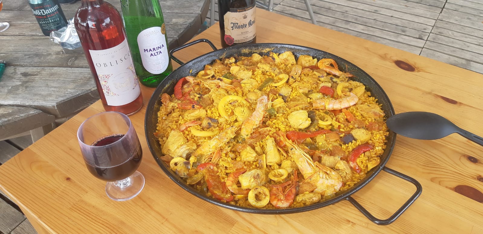 Paella area